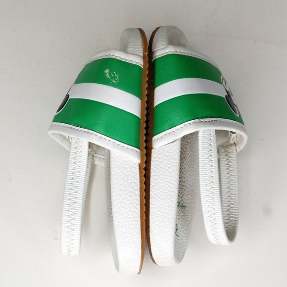 Janie & Jack X Disney Green White Mickey Mouse Sandals Designer Shoes - Picture 3 of 7